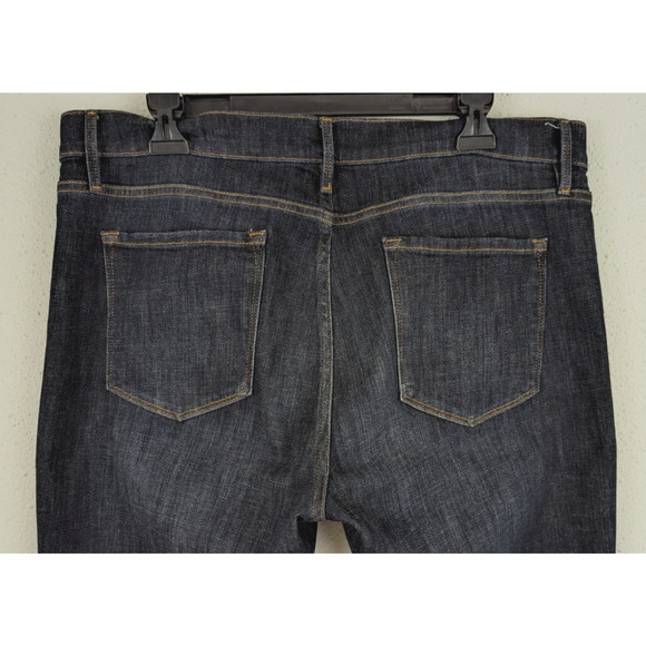 FRAME sz 32 Le Garcon Crop Jeans distressed stretchy high rise 4039 - Picture 5 of 8